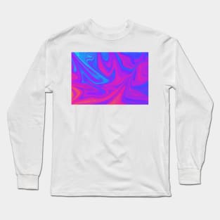 purple/blue liquid color wave Long Sleeve T-Shirt